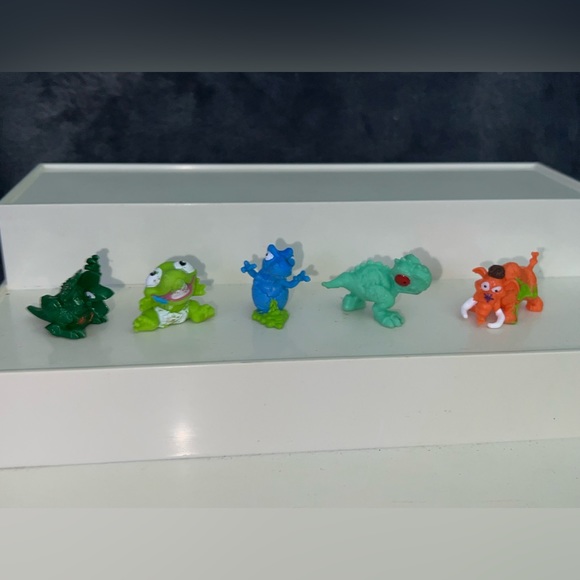 Zuru Smashers Dino Island Mini Figures Pencil Toppers Ice Age Set Of 5 - Picture 1 of 9